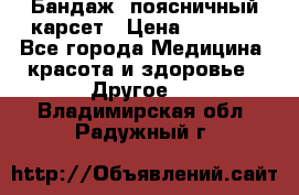 Бандаж- поясничный карсет › Цена ­ 1 000 - Все города Медицина, красота и здоровье » Другое   . Владимирская обл.,Радужный г.